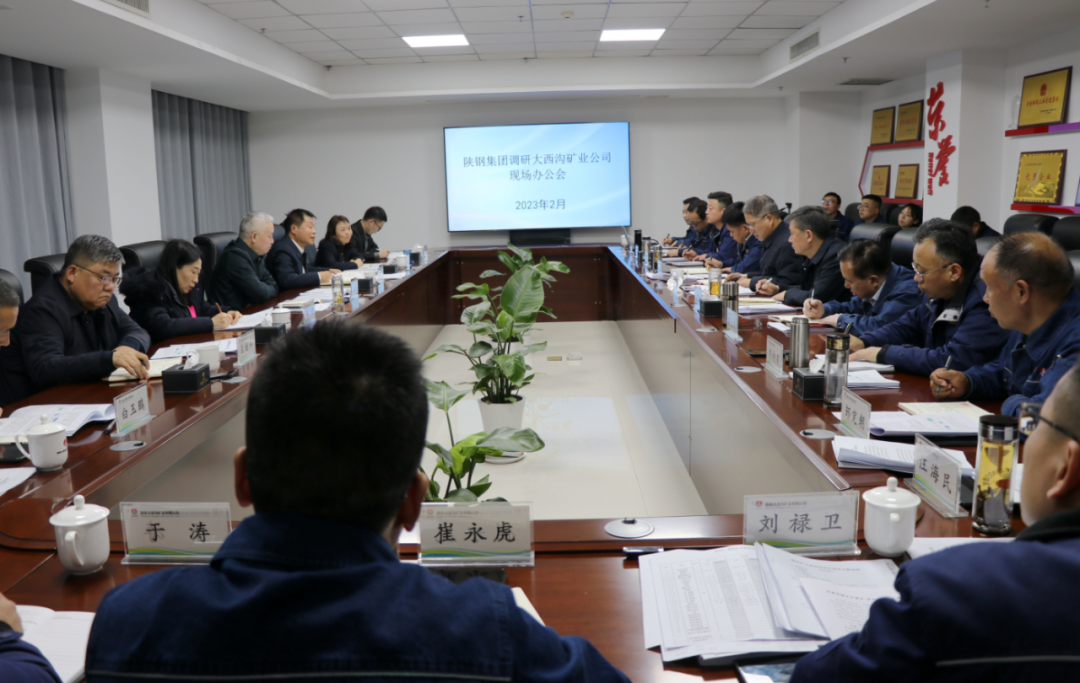 陜鋼集團召開大西溝菱鐵礦低成本開發領導小組會議 陜鋼集團召開大西溝菱鐵礦低成本開發領導小組會議