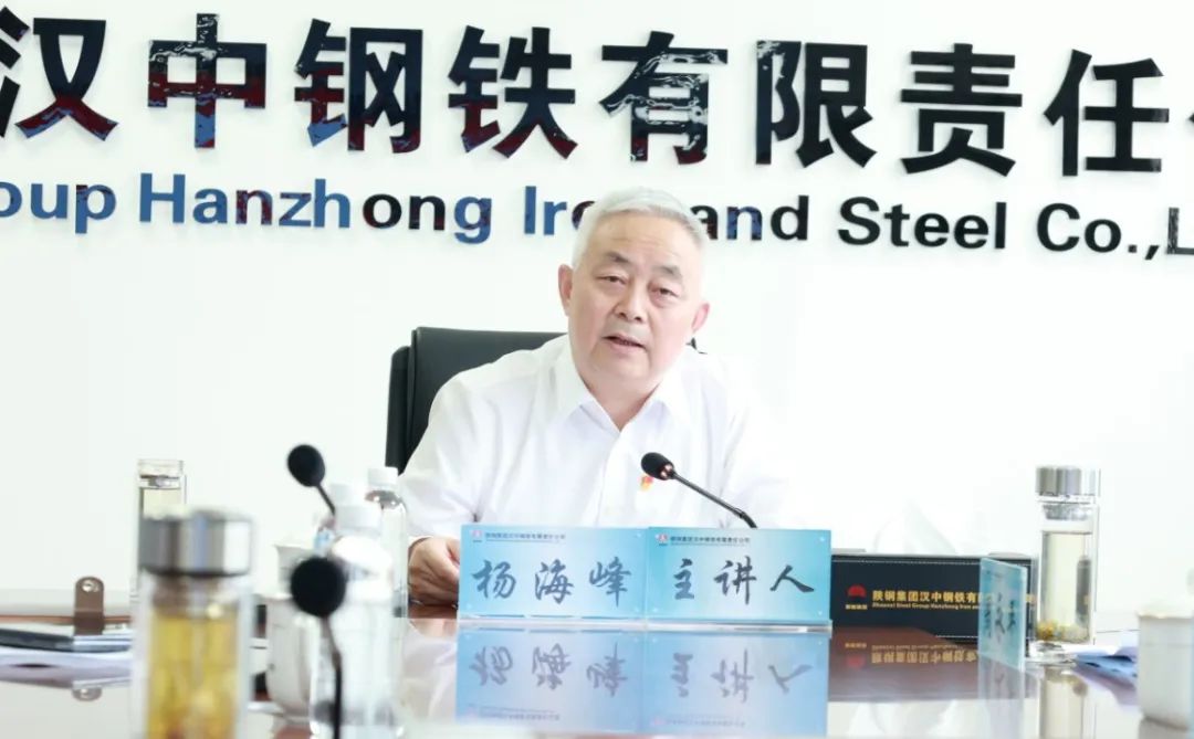 楊海峰深入漢鋼公司包聯黨支部講授主題教育專題黨課 楊海峰深入漢鋼公司包聯黨支部講授主題教育專題黨課