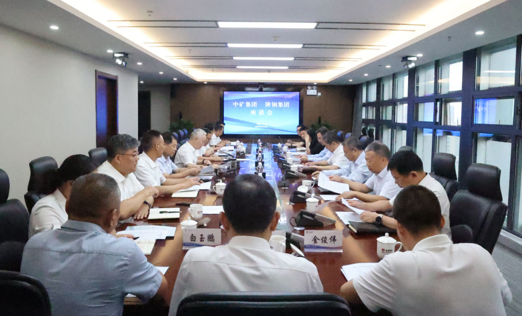 中國礦產資源集團黨組書記、董事長姚林一行來陜鋼集團調研考察 中國礦產資源集團黨組書記、董事長姚林一行來陜鋼集團調研考察