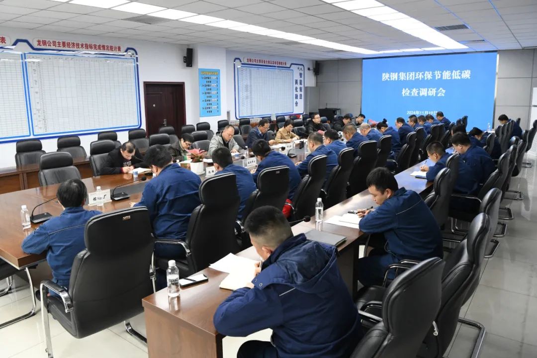 韋武強一行到龍鋼公司開展環保節能低碳檢查 韋武強一行到龍鋼公司開展環保節能低碳檢查