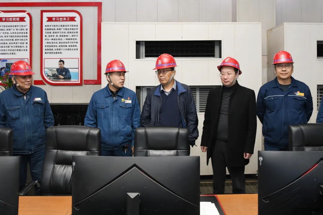 韋武強一行到龍鋼公司開展環保節能低碳檢查 韋武強一行到龍鋼公司開展環保節能低碳檢查