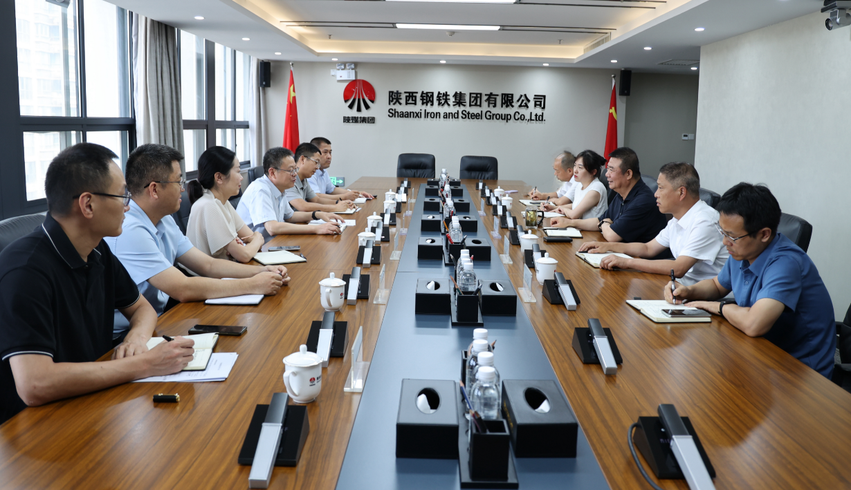 陜煤投資公司總經(jīng)理李盈斌一行來訪陜鋼集團(tuán) 陜煤投資公司總經(jīng)理李盈斌一行來訪陜鋼集團(tuán)